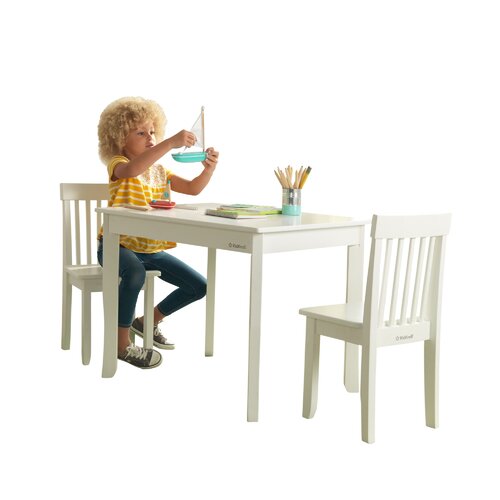Avalon Kids 3 Piece Play Or Activity Table And Chair Set 